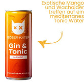 Böser Kater Gin & Tonic Mango Ready to Drink 250ml Dose mit Spruch